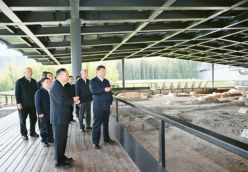 2023��10��10����13�գ��й����뿂��ӛ��������ϯ������܊ί��ϯ��(x��)��ƽ�ڽ������졣�@��11�����磬��(x��)��ƽ�ھ����(zh��n)�������vʷ�Ļ��օ^(q��)��´�zַ���졣 ���A��ӛ�� �x�h(hu��n)�Y/�z